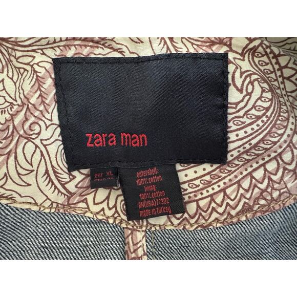 RAMONES 70s 80s Retro Vintage Upcycled Punk Rock Men’s Denim Jacket Blazer Sz XL - Picture 10 of 10